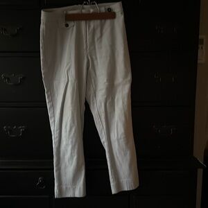 Anthropologie size 4 cropped- the essential slim. Light blue (lined)